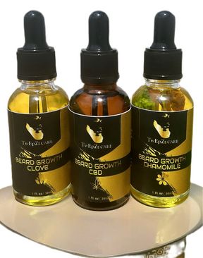 TwepZzCare Beard Oil: Chamomile, Clove, & CBD Flavors