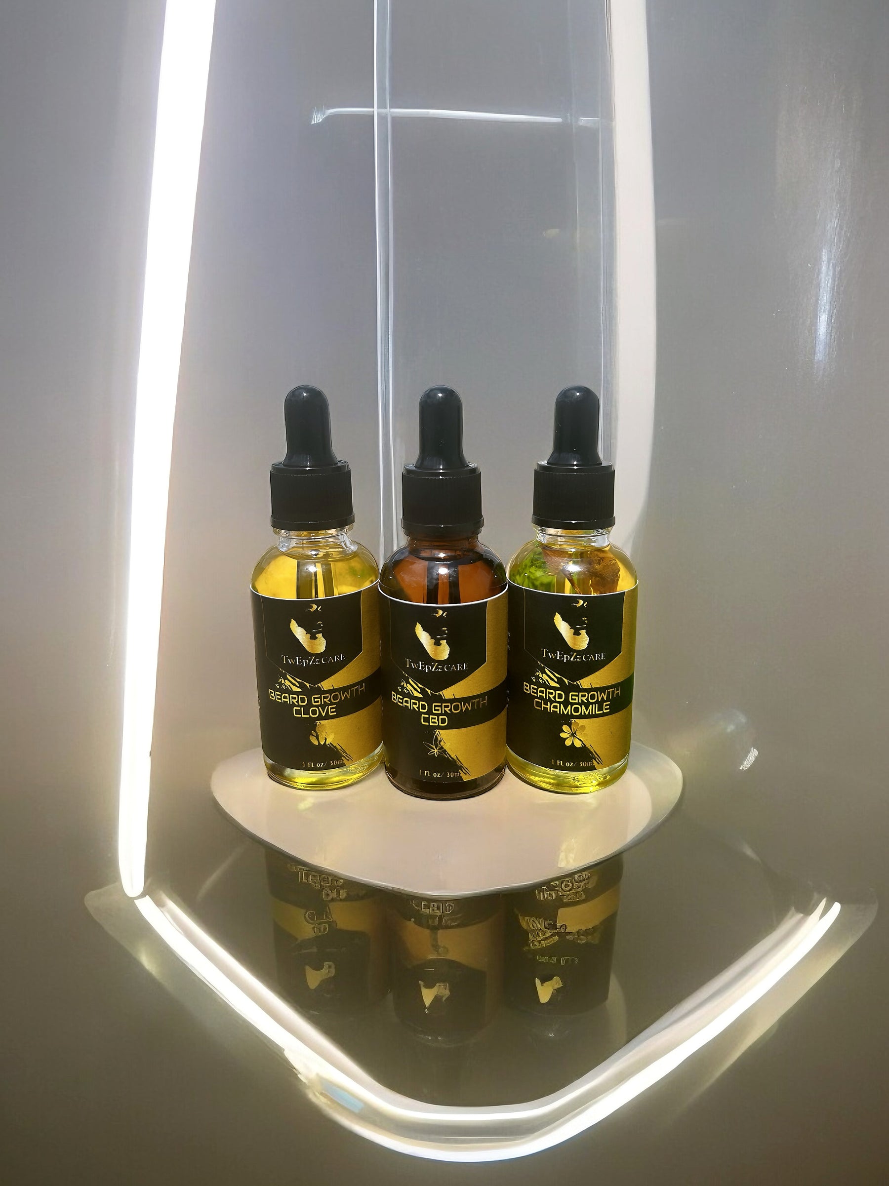 TwepZzCare Beard Oil: Chamomile, Clove, & CBD Flavors